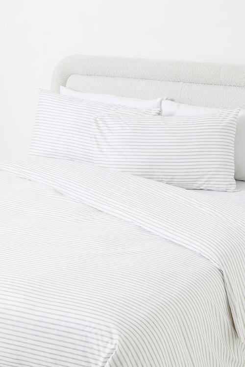 Painterly Stripe Super Soft  Duvet Cover & Sheet Set