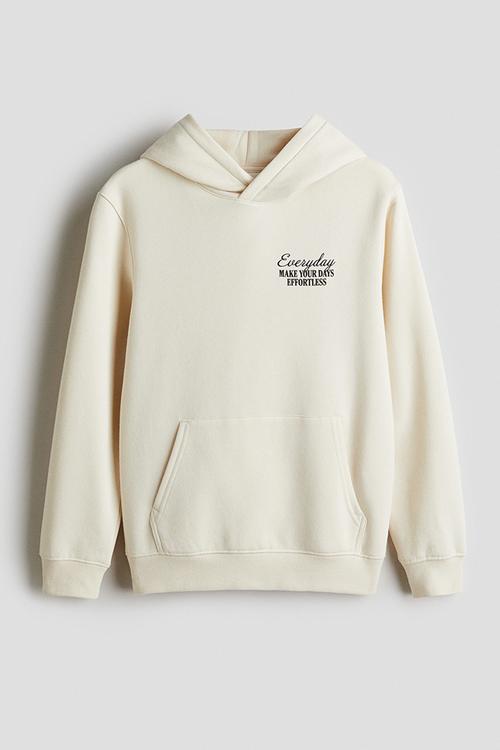 Hoodie - cream everyday