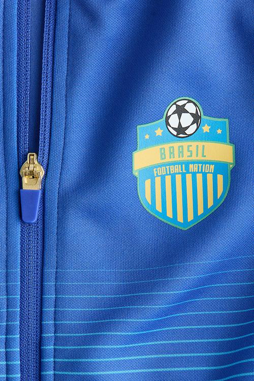 Football jacket - bright blue brasi