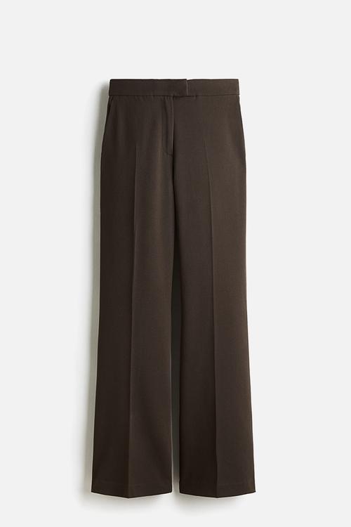 Bootcut trousers - dark brown
