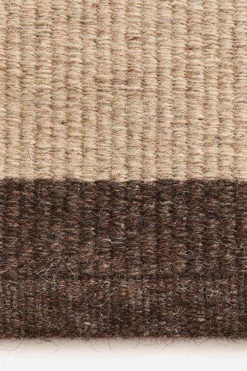 Wool-blend runner rug - beige,multi