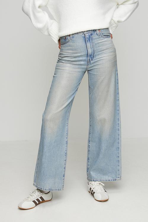 Ribcage wide leg h223 - high gloss