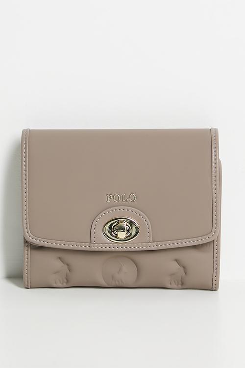 Luna trifold purse - mushroom