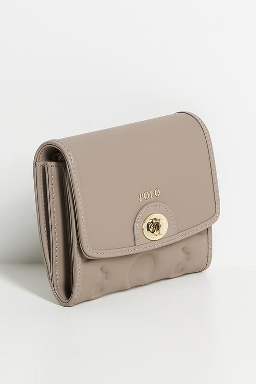 Luna trifold purse - mushroom