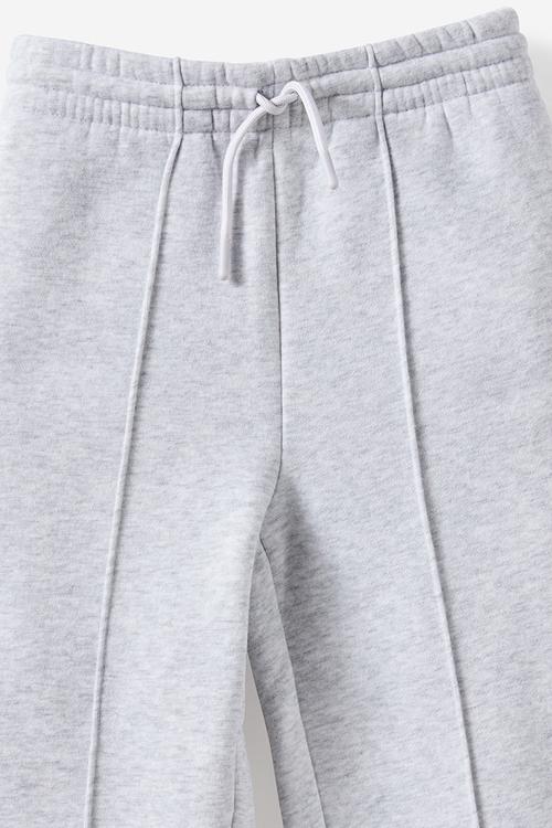Sammy Wide Leg Trackpant - Grey Marle 2