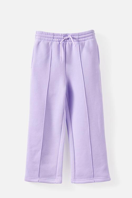 Sammy Wide Leg Trackpant - Vintage Lilac