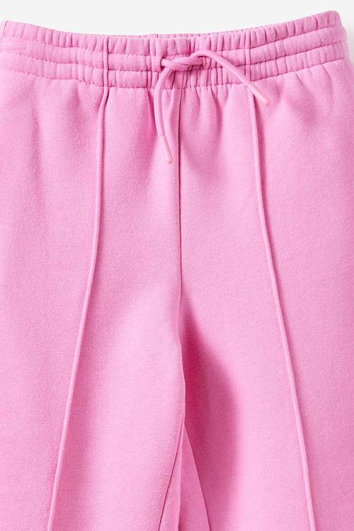 Sammy Wide Leg Trackpant - Strawberry Milk