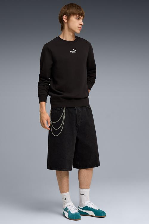 ESS Small No.1 Logo centered Crew FL - PUMA Black