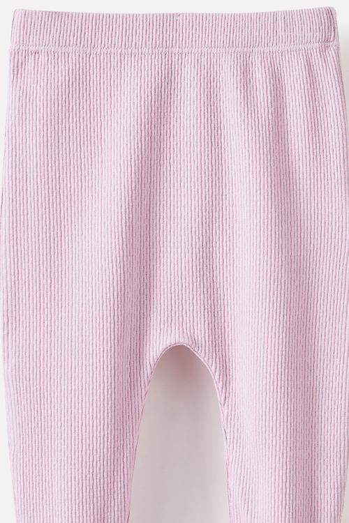 Organic Pointelle Legging - Thistle