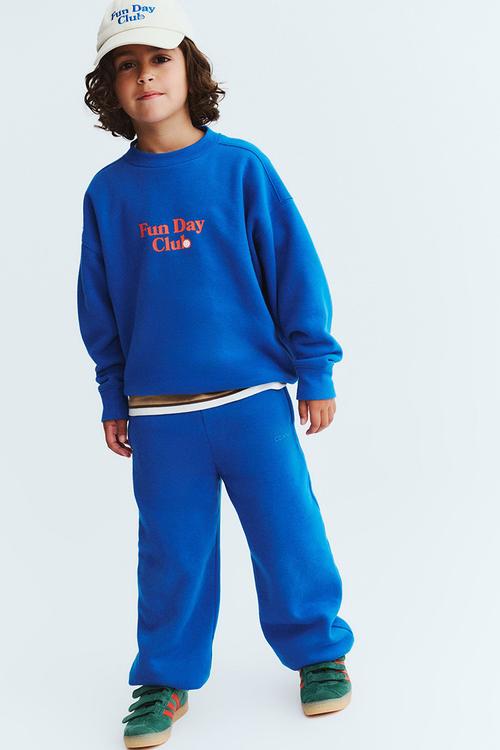 Sammy Wide Leg Trackpant - Harbour Blue