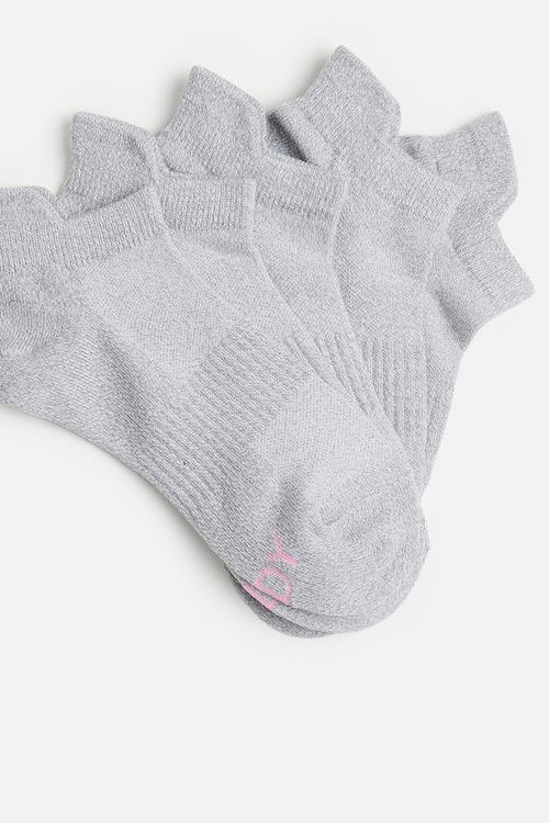 Body 5pk ankle sport sock - grey marle
