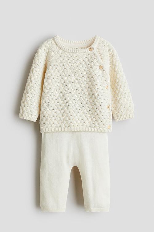 2-Piece cotton set - cream 