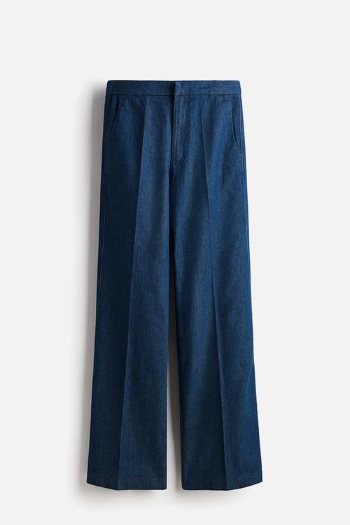 Flared high jeans - denim blue