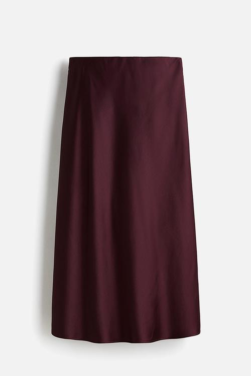 Midi skirt - burgundy