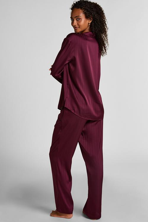 Pj ls satin pinstripe - fig