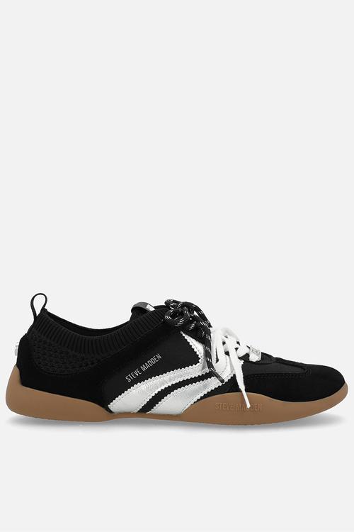 Biscotti sneaker - black & silver