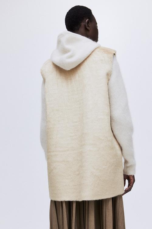 Long gilet - beige