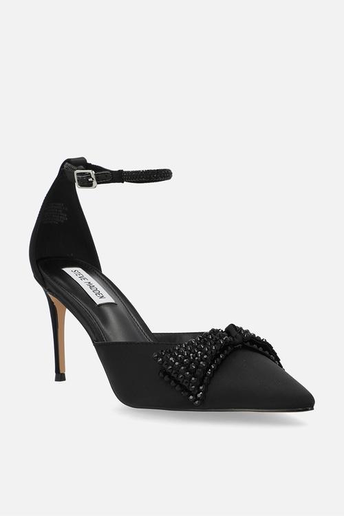 Last dance heel - black satin