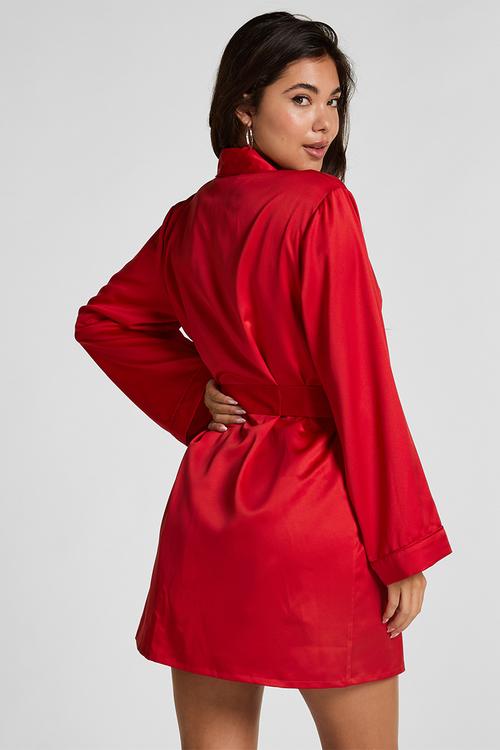 Kimono satin - chili pepper