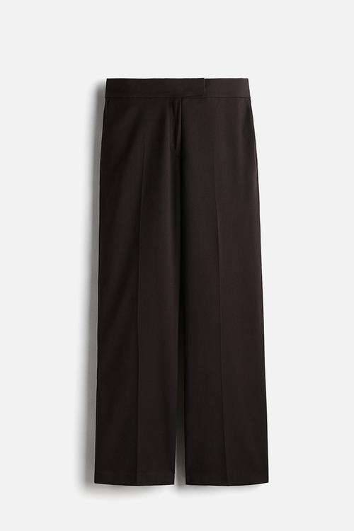 Straight trousers - dark brown
