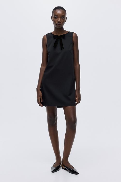 A-line dress - black