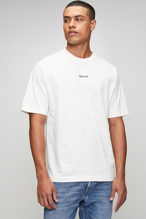 Piece Dyed Heavy Jersey Cotton T-shirt - White