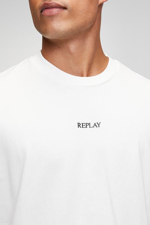 Piece Dyed Heavy Jersey Cotton T-shirt - White