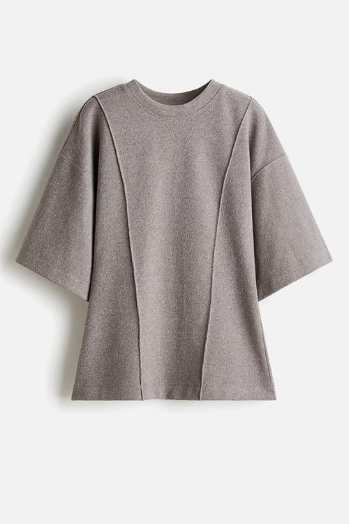Loose-fit fine-knit top - mole