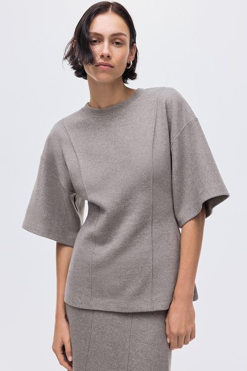 Loose-fit fine-knit top - mole