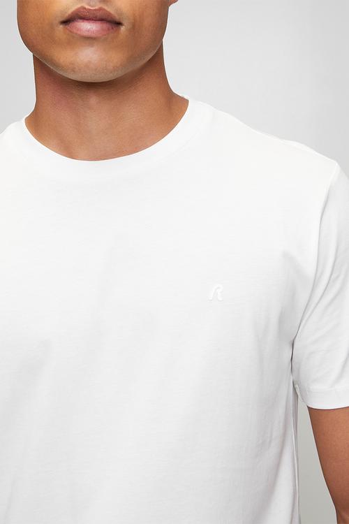 Tonal Logo Essential Tee - White