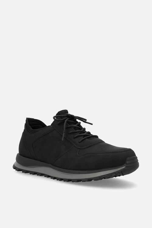 Kieran Casual Lace Up - Black/Grey