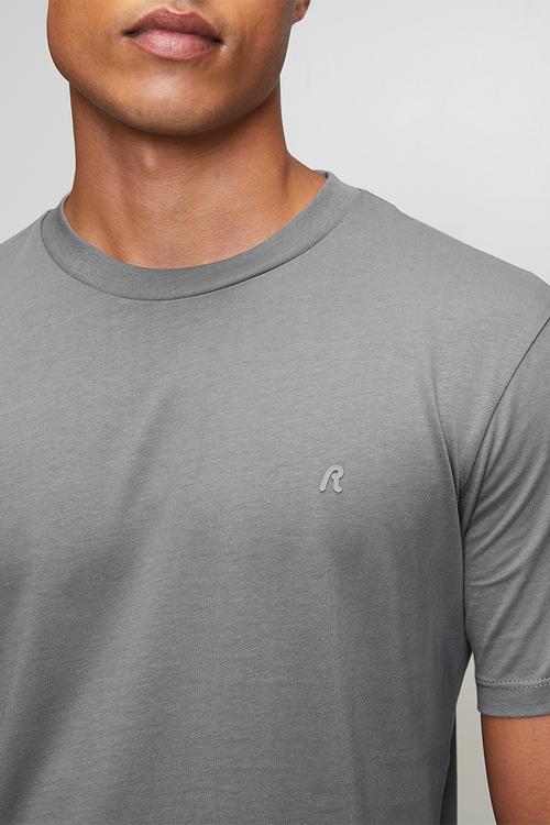 Tonal Logo Essential Tee - Grey