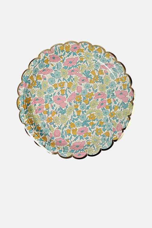 Liberty poppy plates
