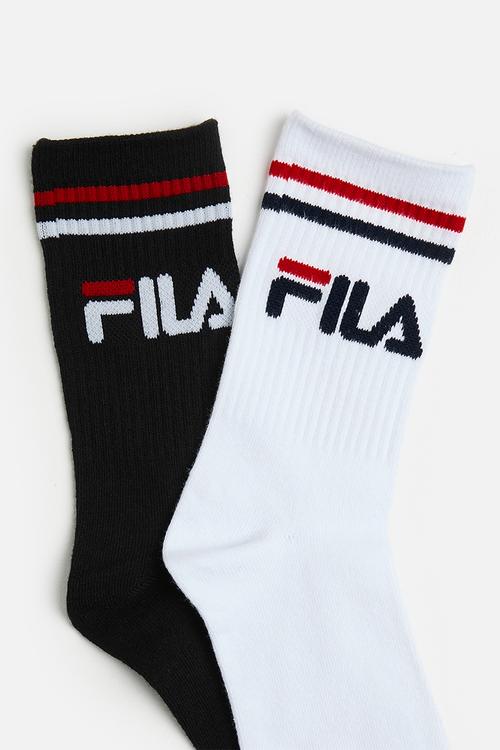 Stallone tube sock ladies 2 pack - black/white