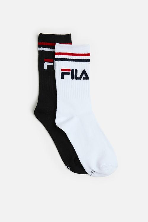 Stallone tube sock ladies 2 pack - black/white