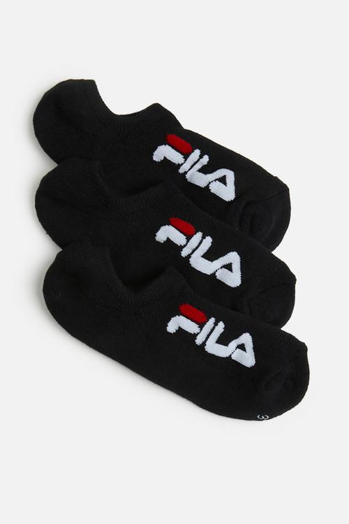 Emily no show ankle sock 3 pack - black/black/black