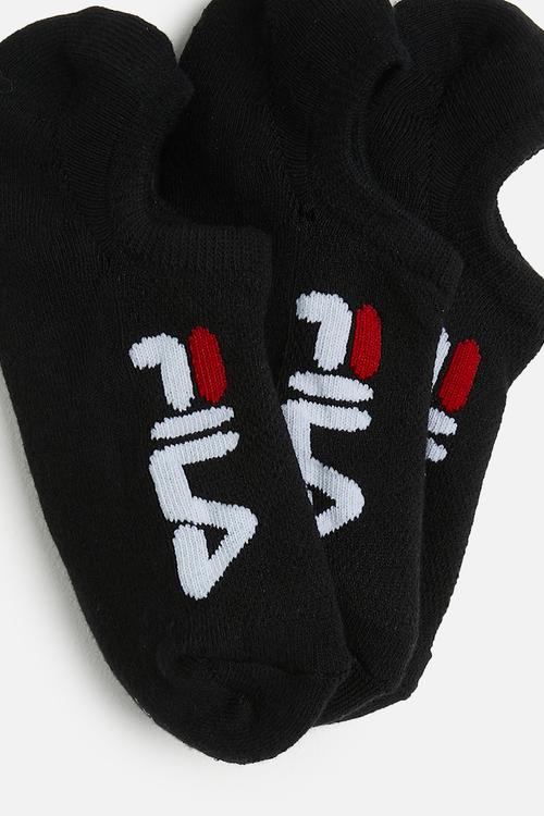 Emily no show ankle sock 3 pack - black/black/black