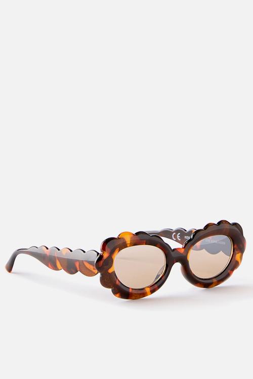 Kids Candy Cat Eye Sunglasses - Brown Tort