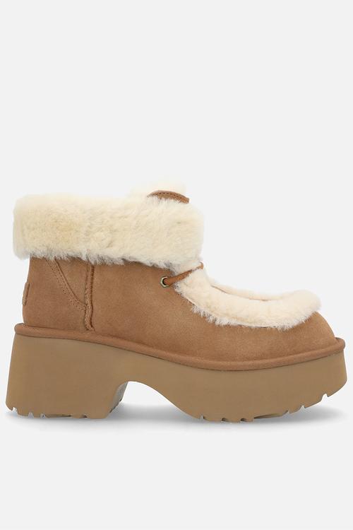 New heights/esmee lace up - chestnut
