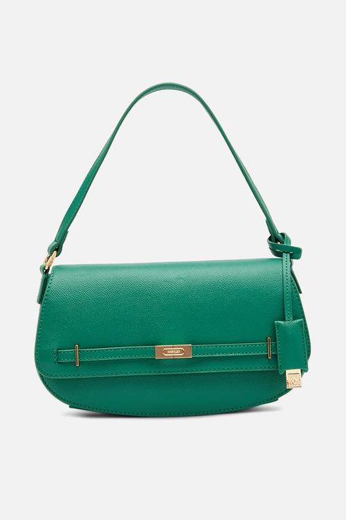 Cambodia Flap Bag W/ Detachable Strap - Palm Leaf
