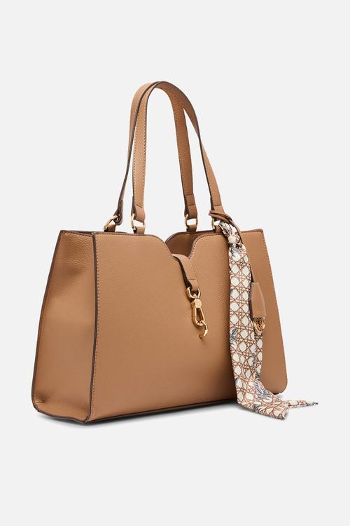 Cambodia East West Tote Bag - Mocha