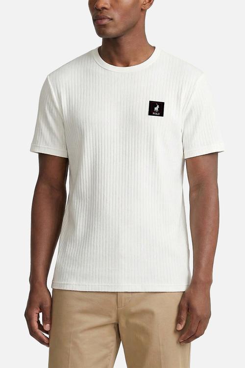 Khethiwe Sport Short Sleeve Rib Tee - White