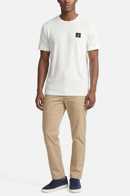 Khethiwe Sport Short Sleeve Rib Tee - White
