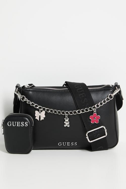 Fiora mini top zip bag- black