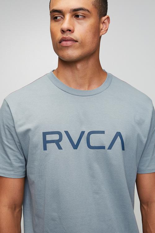 Big Rvca Short Sleeve Red Stitch - Lead
