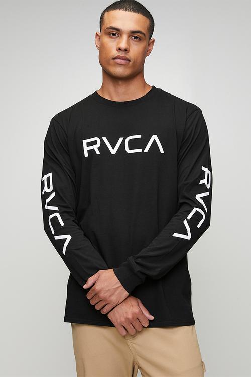 Big Rvca Long Sleeve Tee - Black
