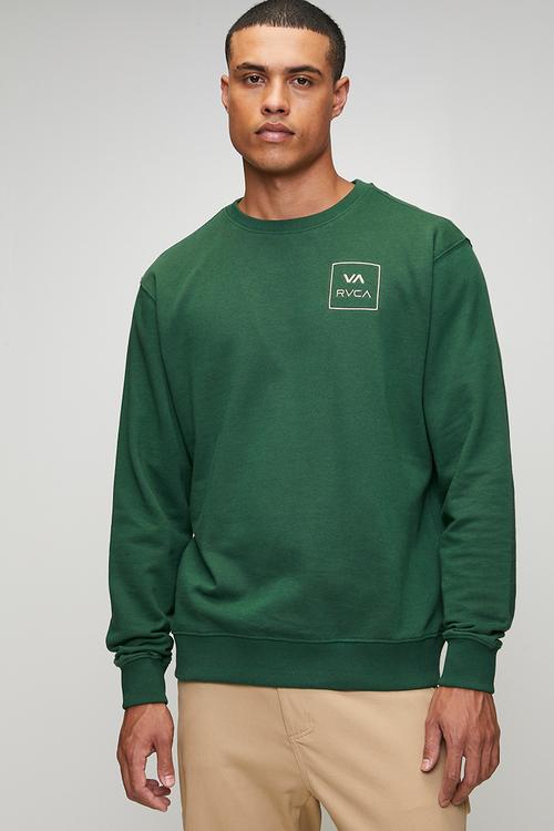 Rvca All The Ways Crew - Grass Green