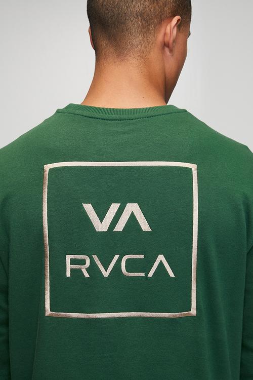 Rvca All The Ways Crew - Grass Green