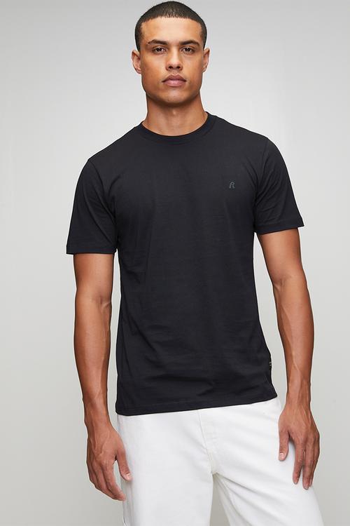 Tonal Logo Essential Tee -  Black