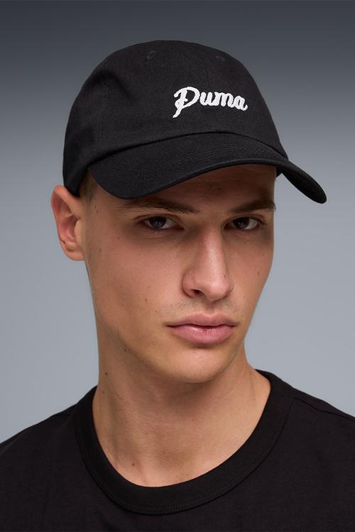 Ess Script Dad Cap - Black